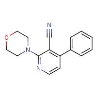 2-(morpholin-4-yl)-4-phenylpyridine-3-carbonitrile