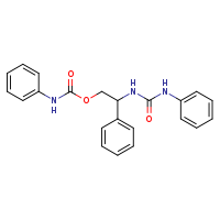 2-phenyl-2-[(phenylcarbamoyl)amino]ethyl N-phenylcarbamate
