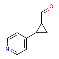 2-(pyridin-4-yl)cyclopropane-1-carbaldehyde