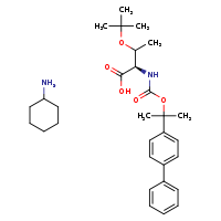 (2R)-2-({[(2-{[1,1'-biphenyl]-4-yl}propan-2-yl)oxy]carbonyl}amino)-3-(tert-butoxy)butanoic acid; cyclohexylamine
