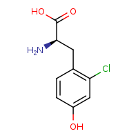 (2R)-2-amino-3-(2-chloro-4-hydroxyphenyl)propanoic acid