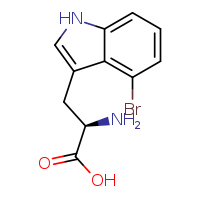 (2R)-2-amino-3-(4-bromo-1H-indol-3-yl)propanoic acid
