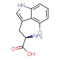 (2R)-2-amino-3-(4-chloro-1H-indol-3-yl)propanoic acid