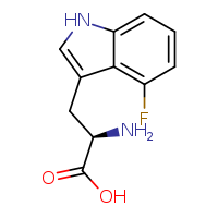 (2R)-2-amino-3-(4-fluoro-1H-indol-3-yl)propanoic acid