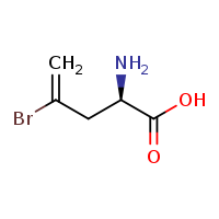 (2R)-2-amino-4-bromopent-4-enoic acid