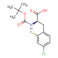 (2R)-2-[(tert-butoxycarbonyl)amino]-3-(4-chloro-2-fluorophenyl)propanoic acid