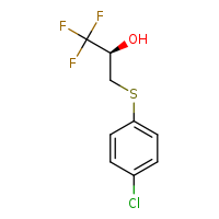 (2R)-3-[(4-chlorophenyl)sulfanyl]-1,1,1-trifluoropropan-2-ol