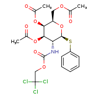 [(2R,3R,4R,5R,6S)-3,4-bis(acetyloxy)-6-(phenylsulfanyl)-5-{[(2,2,2-trichloroethoxy)carbonyl]amino}oxan-2-yl]methyl acetate