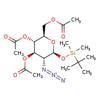 [(2R,3S,4R,5R,6S)-3,4-bis(acetyloxy)-5-azido-6-[(tert-butyldimethylsilyl)oxy]oxan-2-yl]methyl acetate
