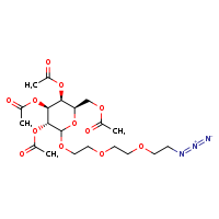 [(2R,3S,4S,5R)-3,4,5-tris(acetyloxy)-6-{2-[2-(2-azidoethoxy)ethoxy]ethoxy}oxan-2-yl]methyl acetate