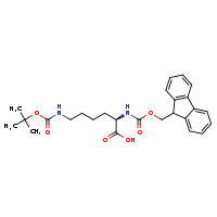 (2R)-6-[(tert-butoxycarbonyl)amino]-2-{[(9H-fluoren-9-ylmethoxy)carbonyl]amino}hexanoic acid