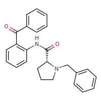 (2R)-N-(2-benzoylphenyl)-1-benzylpyrrolidine-2-carboxamide