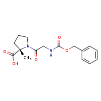 (2S)-1-(2-{[(benzyloxy)carbonyl]amino}acetyl)-2-methylpyrrolidine-2-carboxylic acid