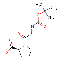 (2S)-1-{2-[(tert-butoxycarbonyl)amino]acetyl}pyrrolidine-2-carboxylic acid