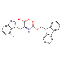 (2S)-2-{[(9H-fluoren-9-ylmethoxy)carbonyl]amino}-3-(4-fluoro-1H-indol-3-yl)propanoic acid