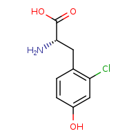 (2S)-2-amino-3-(2-chloro-4-hydroxyphenyl)propanoic acid