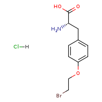 (2S)-2-amino-3-[4-(2-bromoethoxy)phenyl]propanoic acid hydrochloride