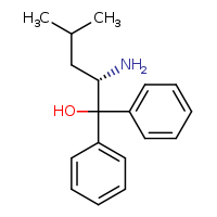 (2S)-2-amino-4-methyl-1,1-diphenylpentan-1-ol