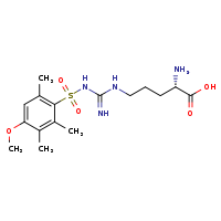 (2S)-2-amino-5-[N'-(4-methoxy-2,3,6-trimethylbenzenesulfonyl)carbamimidamido]pentanoic acid