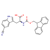 (2S)-3-(5-cyano-1H-indol-3-yl)-2-{[(9H-fluoren-9-ylmethoxy)carbonyl]amino}propanoic acid