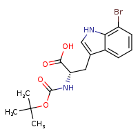 (2S)-3-(7-bromo-1H-indol-3-yl)-2-[(tert-butoxycarbonyl)amino]propanoic acid