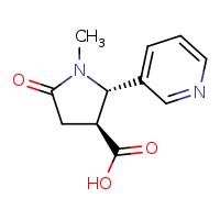 (2S,3S)-1-methyl-5-oxo-2-(pyridin-3-yl)pyrrolidine-3-carboxylic acid