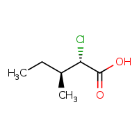(2S,3S)-2-chloro-3-methylpentanoic acid