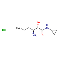 (2S,3S)-3-amino-N-cyclopropyl-2-hydroxyhexanamide hydrochloride