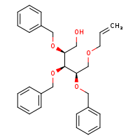(2S,3S,4R)-2,3,4-tris(benzyloxy)-5-(prop-2-en-1-yloxy)pentan-1-ol