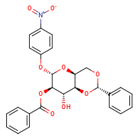 (2S,4aS,6S,7R,8S,8aS)-8-hydroxy-6-(4-nitrophenoxy)-2-phenyl-hexahydro-2H-pyrano[3,2-d][1,3]dioxin-7-yl benzoate