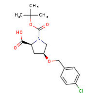 (2S,4S)-1-(tert-butoxycarbonyl)-4-[(4-chlorophenyl)methoxy]pyrrolidine-2-carboxylic acid