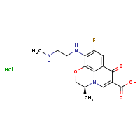 (2S)-7-fluoro-2-methyl-6-{[2-(methylamino)ethyl]amino}-10-oxo-4-oxa-1-azatricyclo[7.3.1.0?,¹³]trideca-5(13),6,8,11-tetraene-11-carboxylic acid hydrochloride