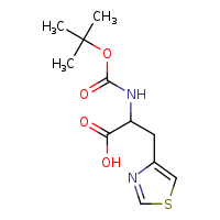 2-[(tert-butoxycarbonyl)amino]-3-(1,3-thiazol-4-yl)propanoic acid