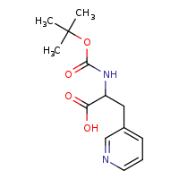 2-[(tert-butoxycarbonyl)amino]-3-(pyridin-3-yl)propanoic acid