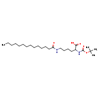 2-[(tert-butoxycarbonyl)amino]-6-tetradecanamidohexanoic acid
