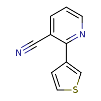 2-(thiophen-3-yl)pyridine-3-carbonitrile