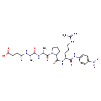 3-{[1-({1-[2-({4-carbamimidamido-1-[(4-nitrophenyl)carbamoyl]butyl}carbamoyl)pyrrolidin-1-yl]-1-oxopropan-2-yl}carbamoyl)ethyl]carbamoyl}propanoic acid