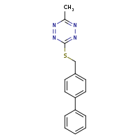 3-({[1,1'-biphenyl]-4-ylmethyl}sulfanyl)-6-methyl-1,2,4,5-tetrazine