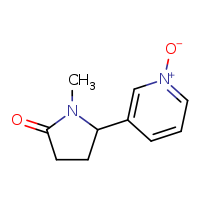 3-(1-methyl-5-oxopyrrolidin-2-yl)pyridin-1-ium-1-olate