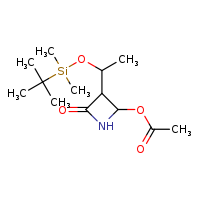 3-{1-[(tert-butyldimethylsilyl)oxy]ethyl}-4-oxoazetidin-2-yl acetate