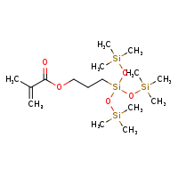 3-{2,2,6,6-tetramethyl-4-[(trimethylsilyl)oxy]-3,5-dioxa-2,4,6-trisilaheptan-4-yl}propyl 2-methylprop-2-enoate