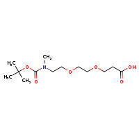 3-(2-{2-[(tert-butoxycarbonyl)(methyl)amino]ethoxy}ethoxy)propanoic acid