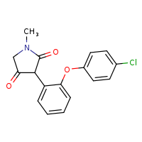 3-[2-(4-chlorophenoxy)phenyl]-1-methylpyrrolidine-2,4-dione