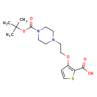3-{2-[4-(tert-butoxycarbonyl)piperazin-1-yl]ethoxy}thiophene-2-carboxylic acid