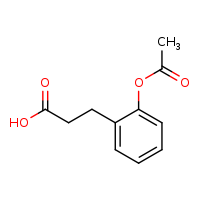 3-[2-(acetyloxy)phenyl]propanoic acid