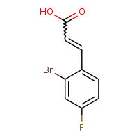 3-(2-bromo-4-fluorophenyl)prop-2-enoic acid