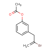 3-(2-bromoprop-2-en-1-yl)phenyl acetate