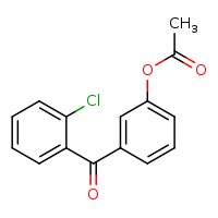 3-(2-chlorobenzoyl)phenyl acetate
