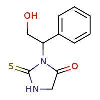 3-(2-hydroxy-1-phenylethyl)-2-sulfanylideneimidazolidin-4-one
