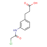 3-[3-(2-chloroacetamido)phenyl]propanoic acid